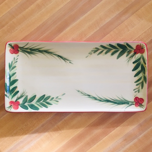 SLAH New Christmas Memories Appetizer Tray NIB - Picture 1 of 5